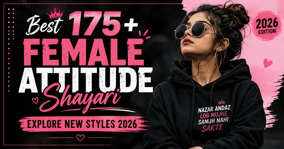 Female Attitude Shayari